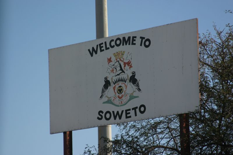 A sign welcoming people to Soweto