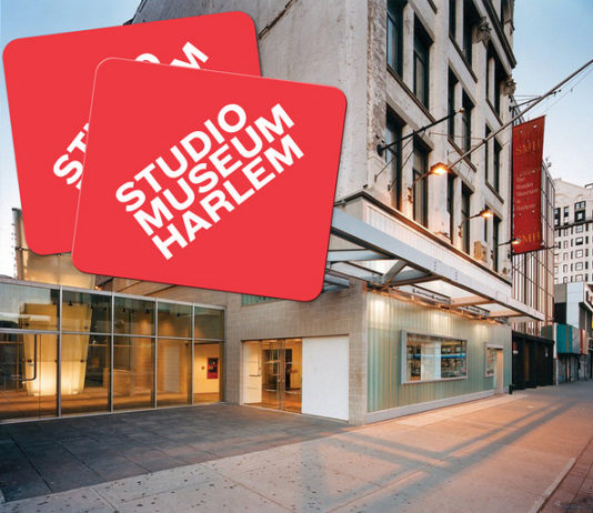 Studio Museum building on 125th Street in Harlem NY USA